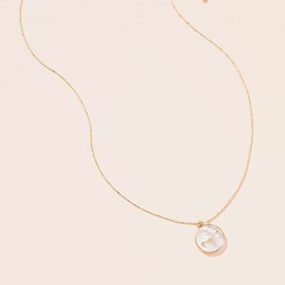 NWT Anthropologie Tai Rittichai Zodiac Mother of Pearl Scorpio Necklace - Picture 2 of 4